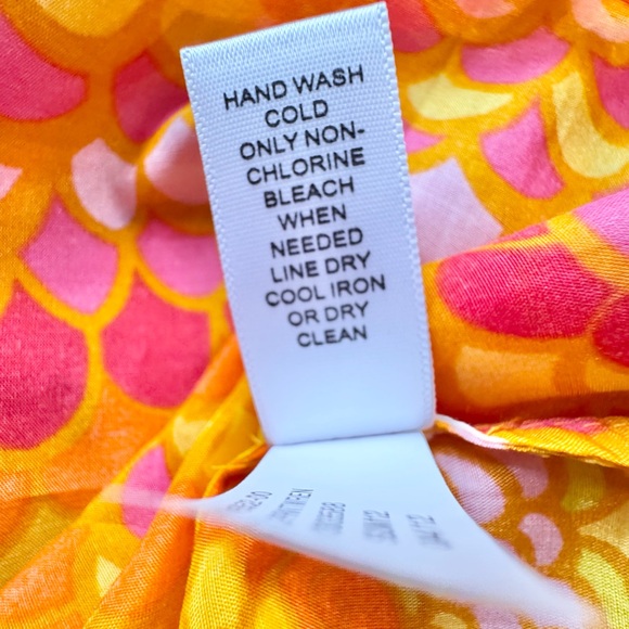 Yellow and Pink Blouse Top - Picture 9 of 9